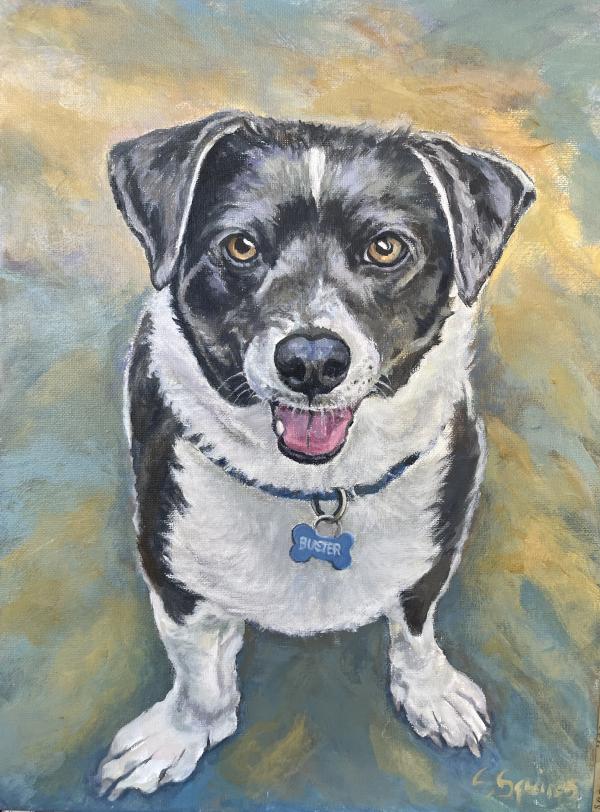 "Buddy" Acrylic on Canvas