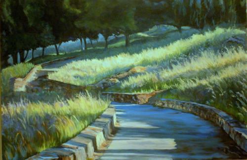 "Forgotten Path, Joaquin Miller" Acrylic on Canvas 