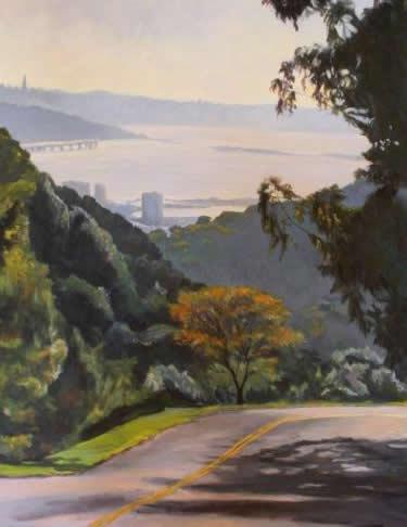 "Fish Ranch Road" Acrylic on Canvas