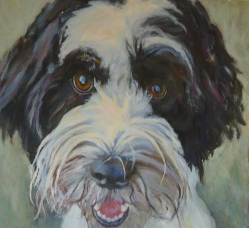 "Finnie" Acrylic on Canvas