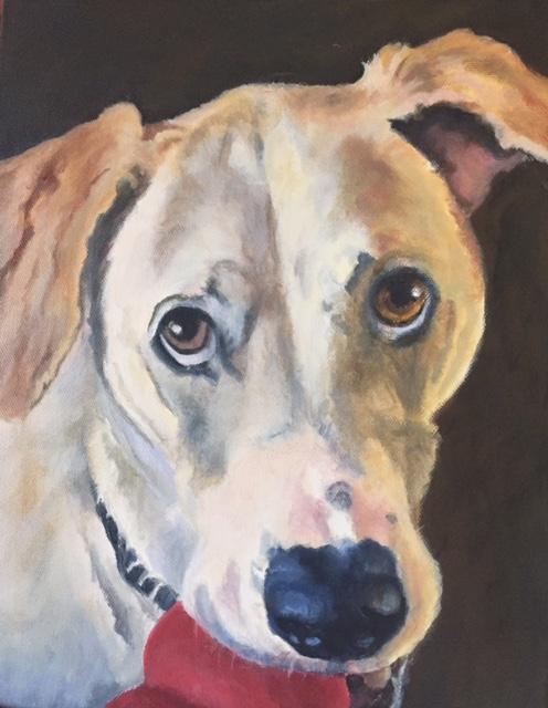 "Achilles" Acrylic on Canvas.