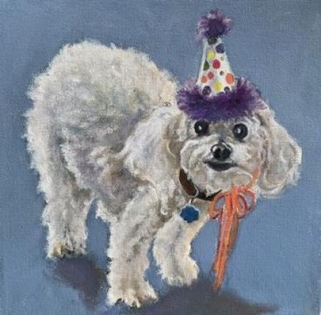 "Pearl's Sixteenth Birthday" Acrylic on Canvas