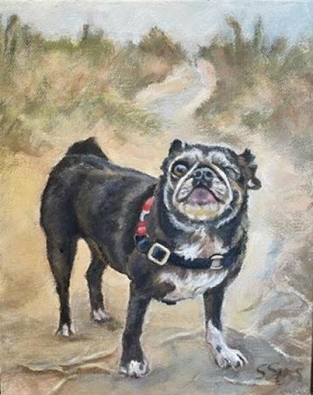 "Effie" Acrylic on Canvas"