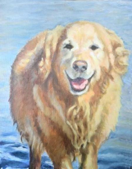 "Elsa" Acrylic on Canvas