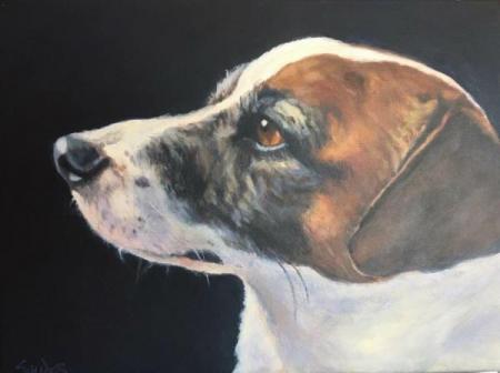 "Buddy"  Acrylic On Canvas