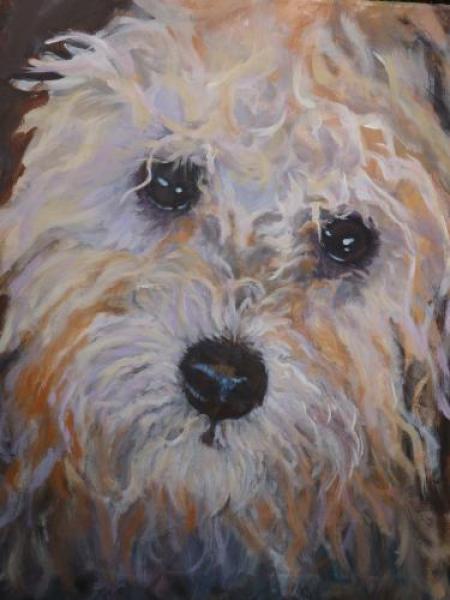 "Oliver III" Acrylic on Canvas