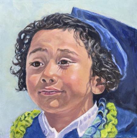 "Raphael" Acrylic on Canvas