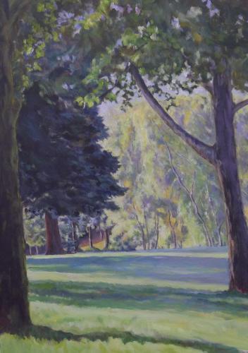 "Temescal Afternoon II" Acrylic on Canvas 